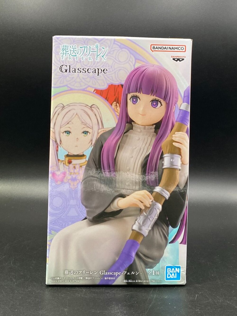 Frieren Beyond Journey's End Fern Figure Glasscape Banpresto New Sealed